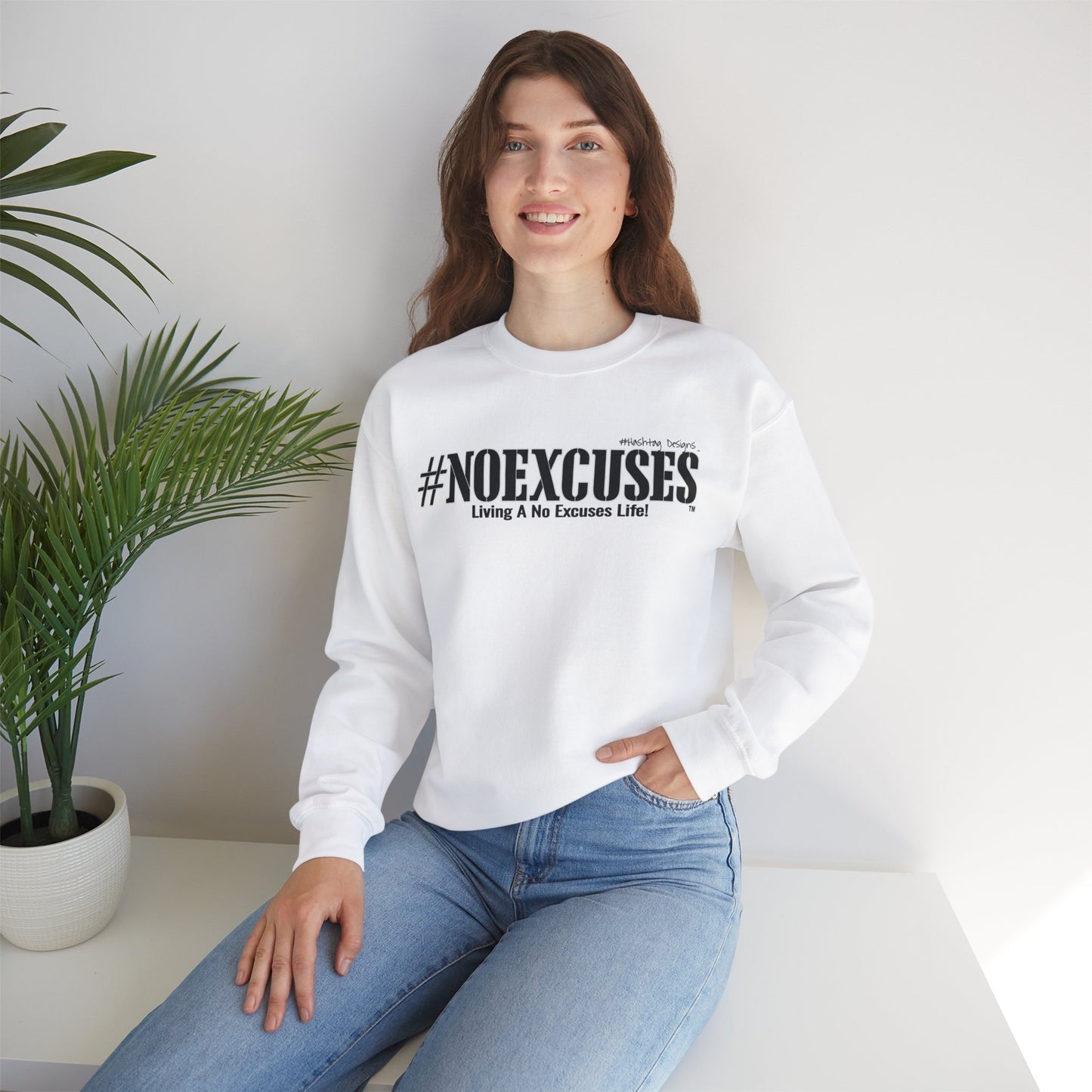 #NOEXCUSES Gildan Cozy Unisex Heavy Blend™ Sweatshirt