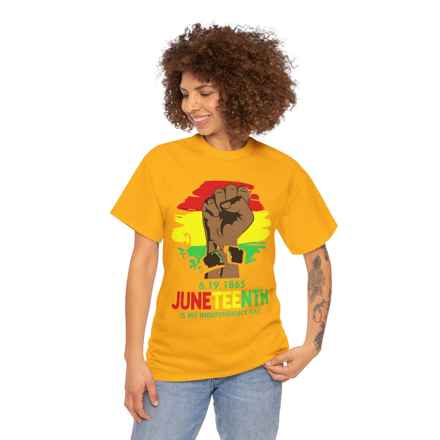 Juneteenth Unisex Tee - Fist Raised
