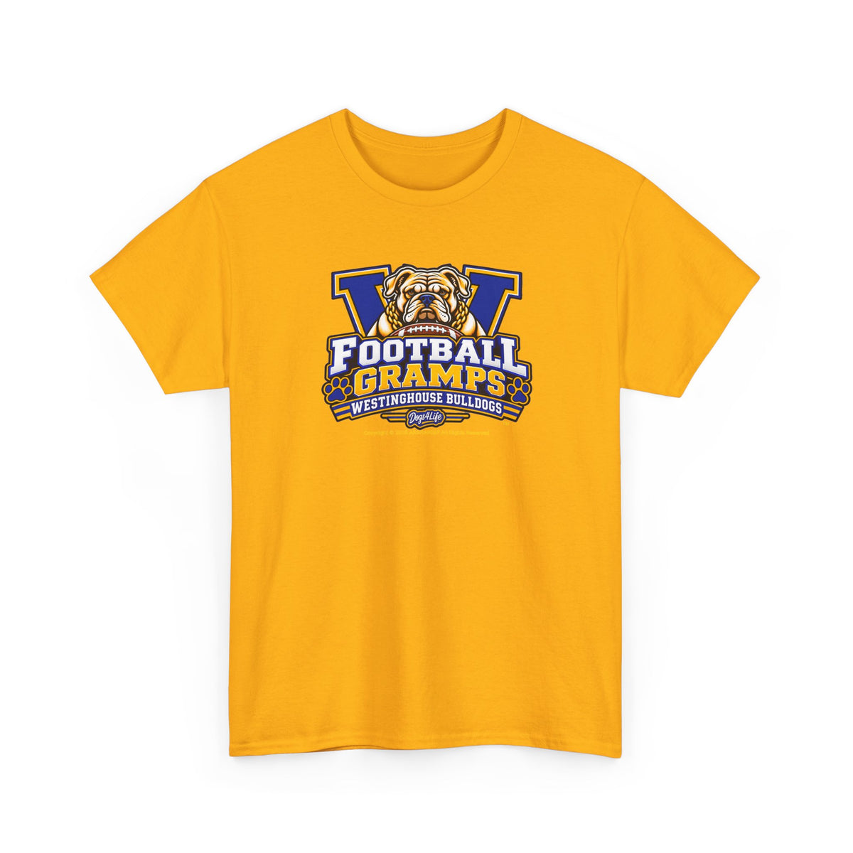 Westinghouse Bulldogs Football Gramps T-Shirt