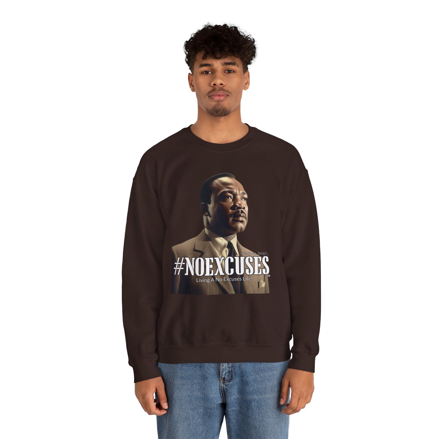 #MLK (Side) Unisex Heavy Blend™ Crewneck Sweatshirt