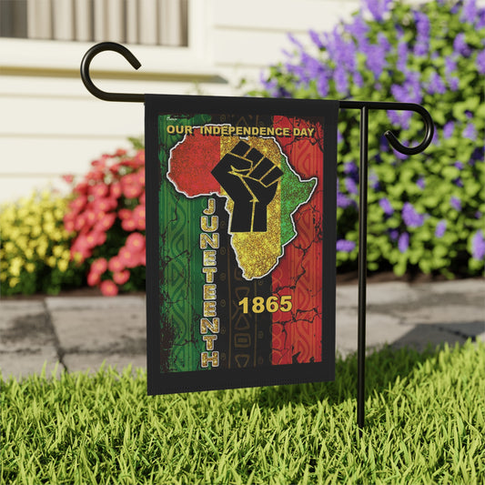 Juneteenth Garden & House Banner