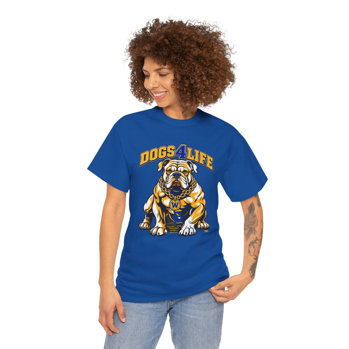 Dogs 4 Life W Bulldog T-Shirt