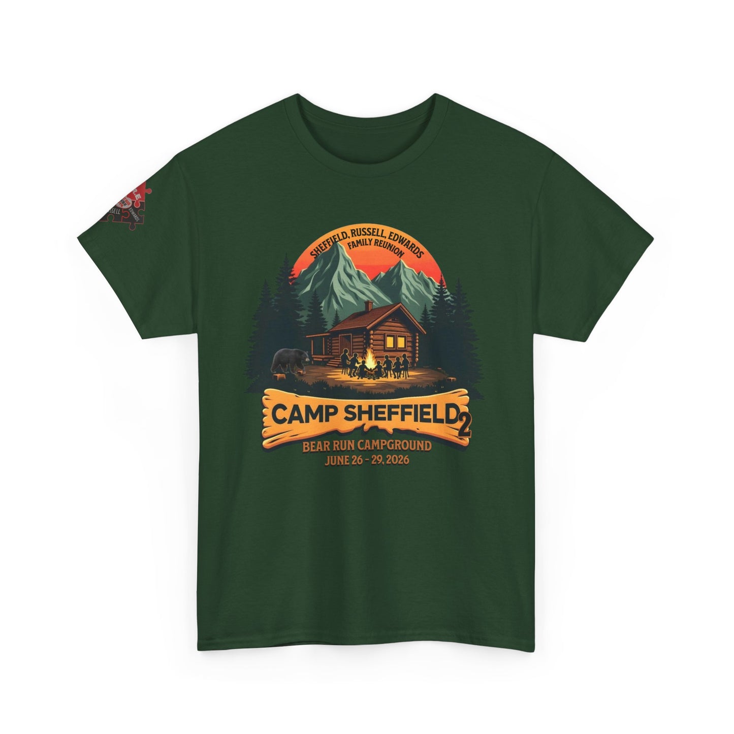 Camp Sheffield Family Reunion Unisex Tee