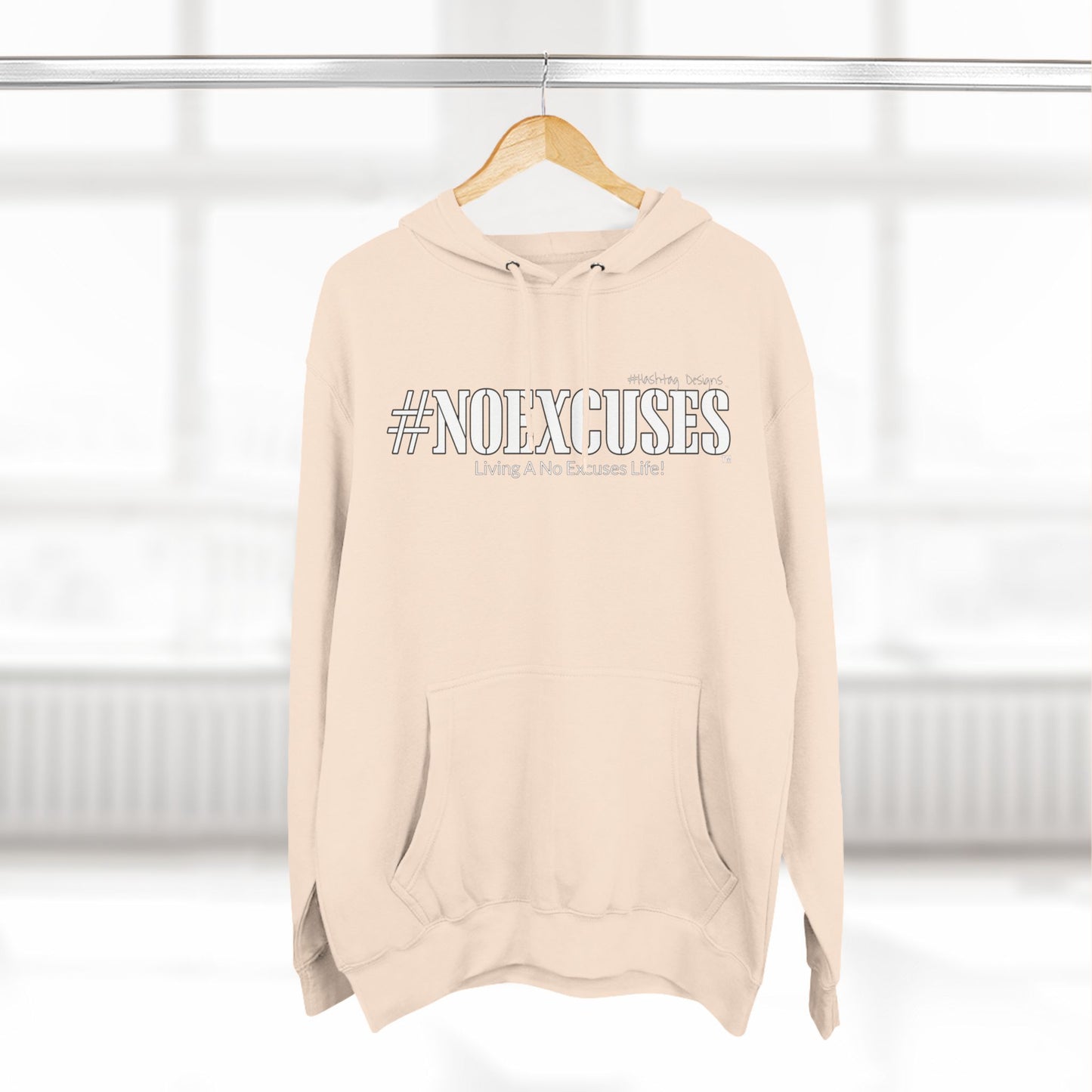 #NOEXCUSES Lane Seven Three-Panel Fleece Hoodie
