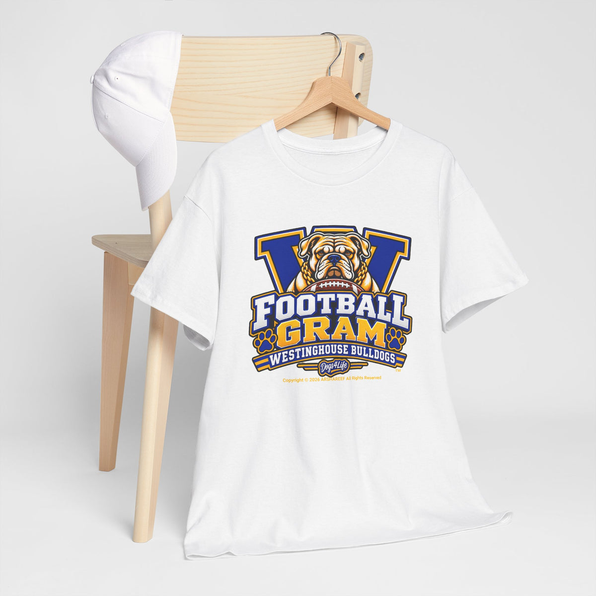 Westinghouse Bulldogs Football Gram T‑Shirt