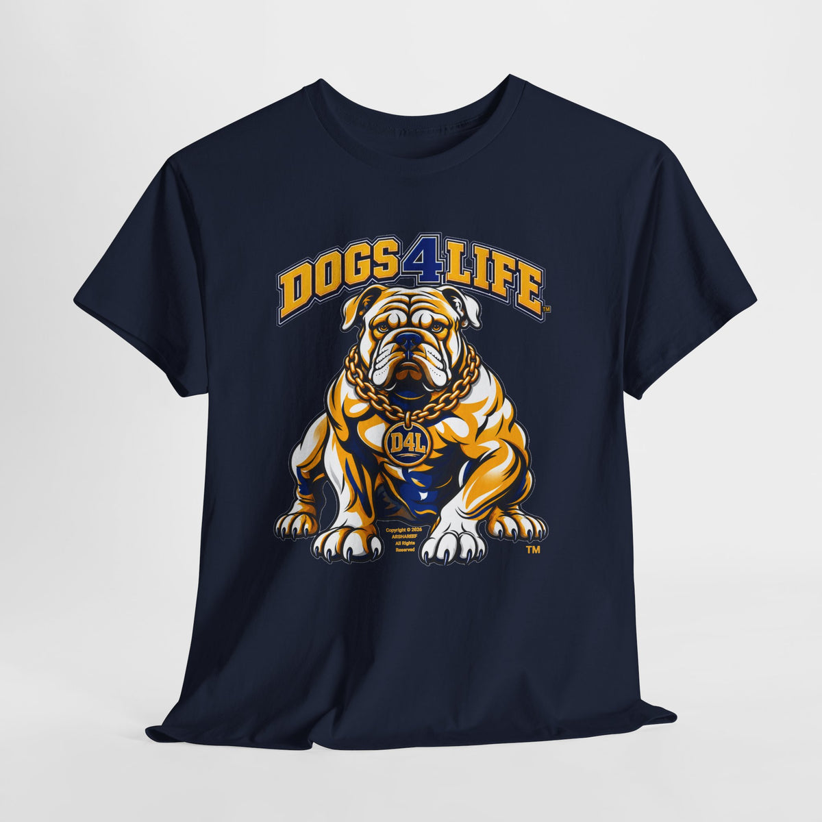 Dogs 4 Life D4L Bulldog T-Shirt