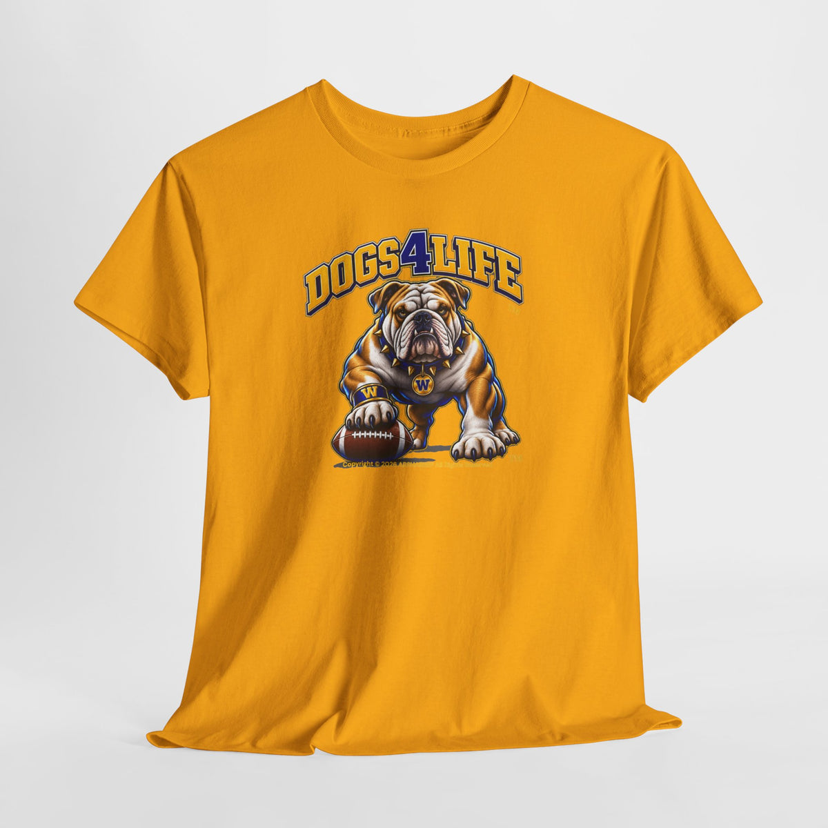 Dogs4Life W Football T-Shirt