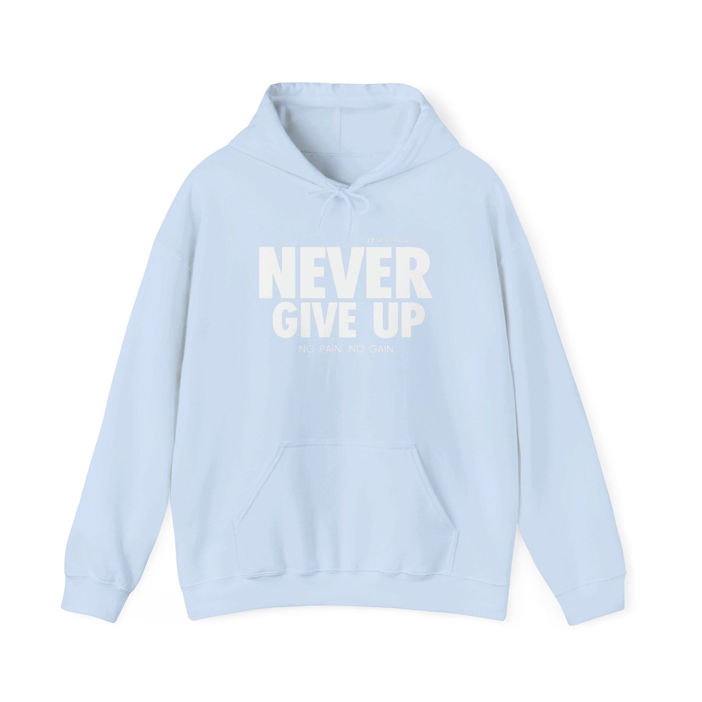 Never Give Up - Unisex Heavy Blend™ Hooded Sweatshirt