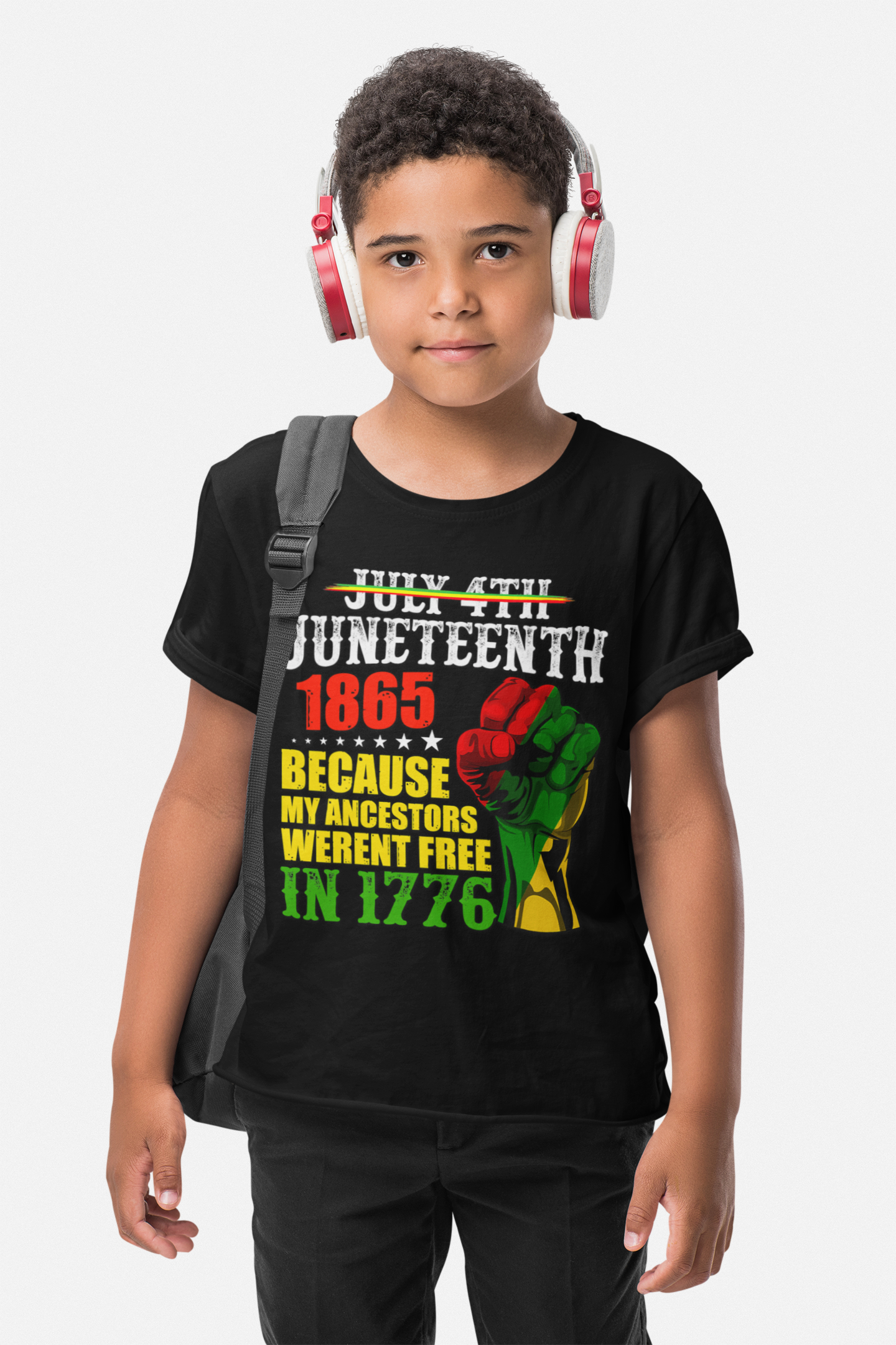 Juneteenth - No 4th - Empowering Kids Tee