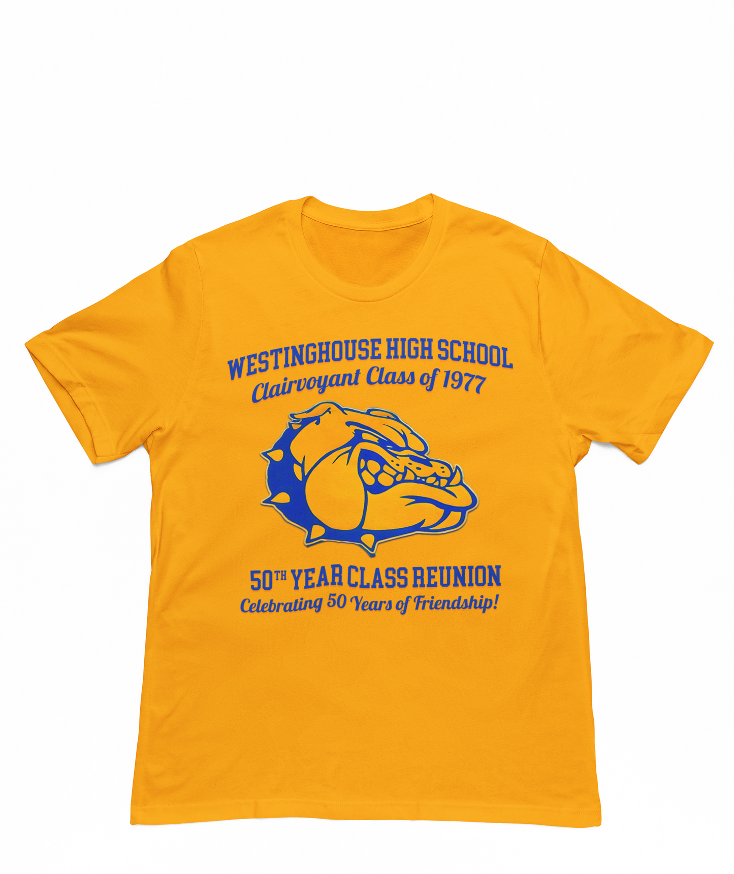 Westinghouse High Class of 1977 50-Year Reunion - Gold V-Neck Tee