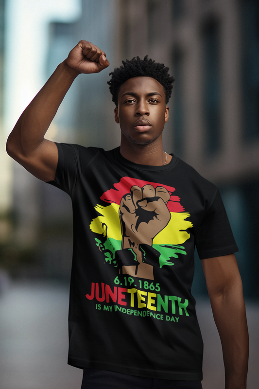 Juneteenth Unisex Tee - Fist Raised