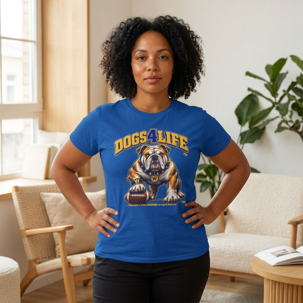 Bulldogs "Dogs4Life" Football T-Shirt