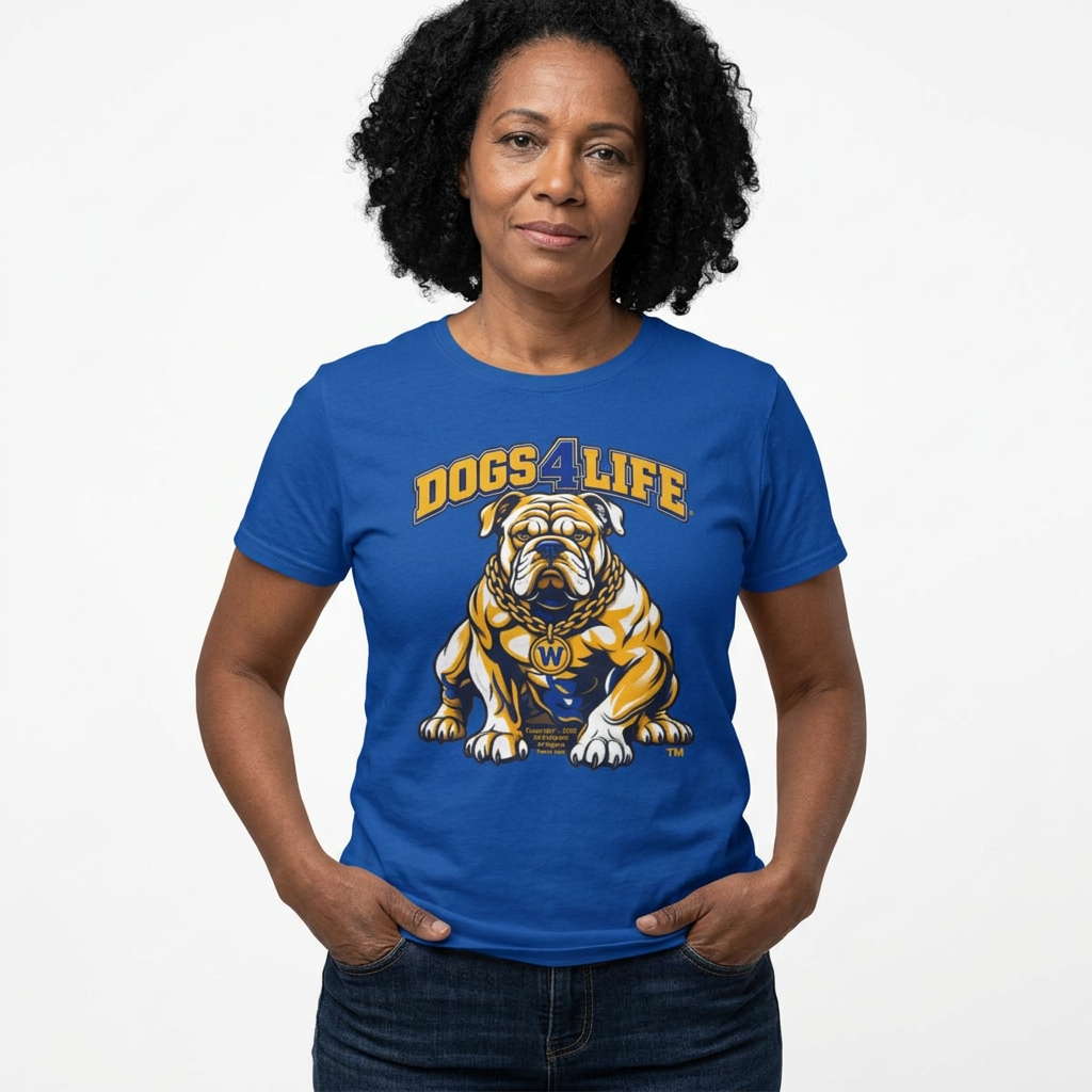 Dogs 4 Life W Bulldog T-Shirt