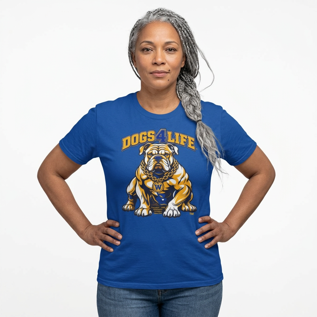 Dogs 4 Life W Bulldog T-Shirt