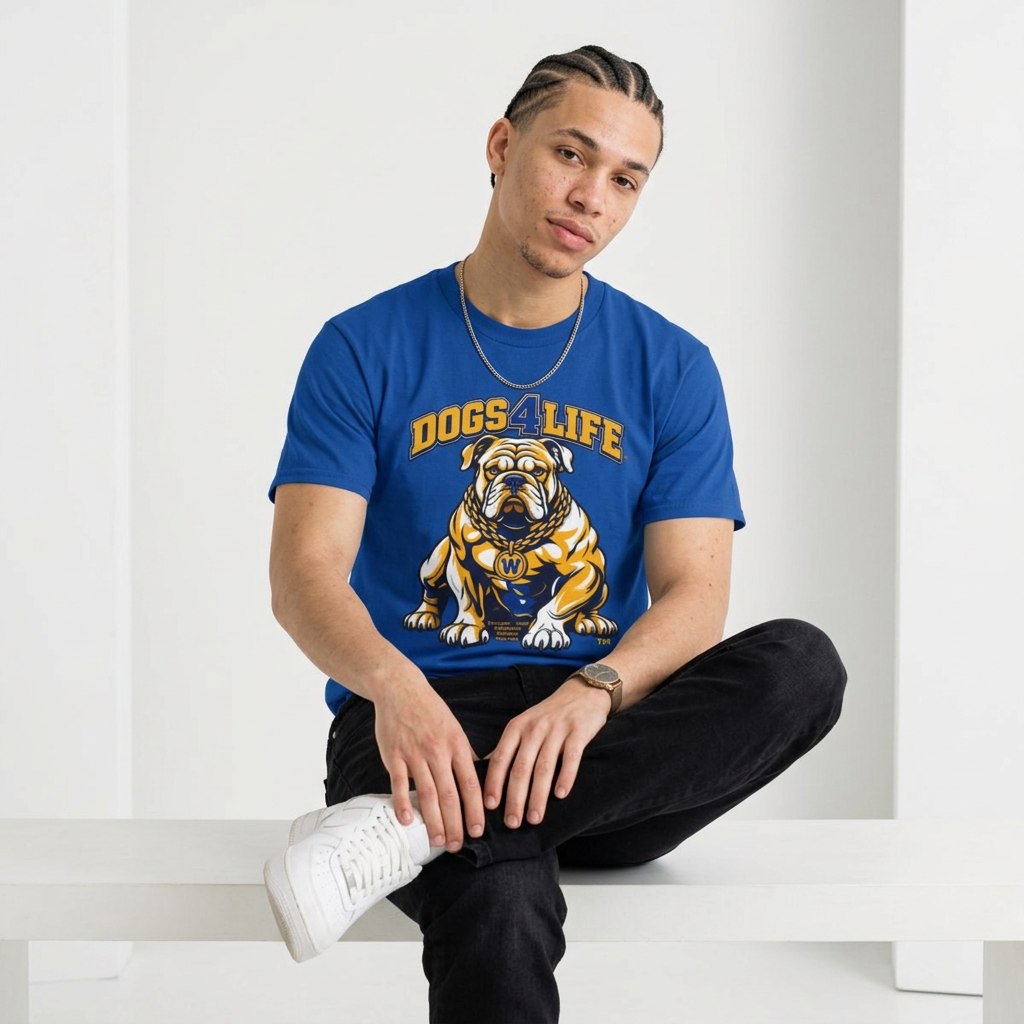 Dogs 4 Life W Bulldog T-Shirt
