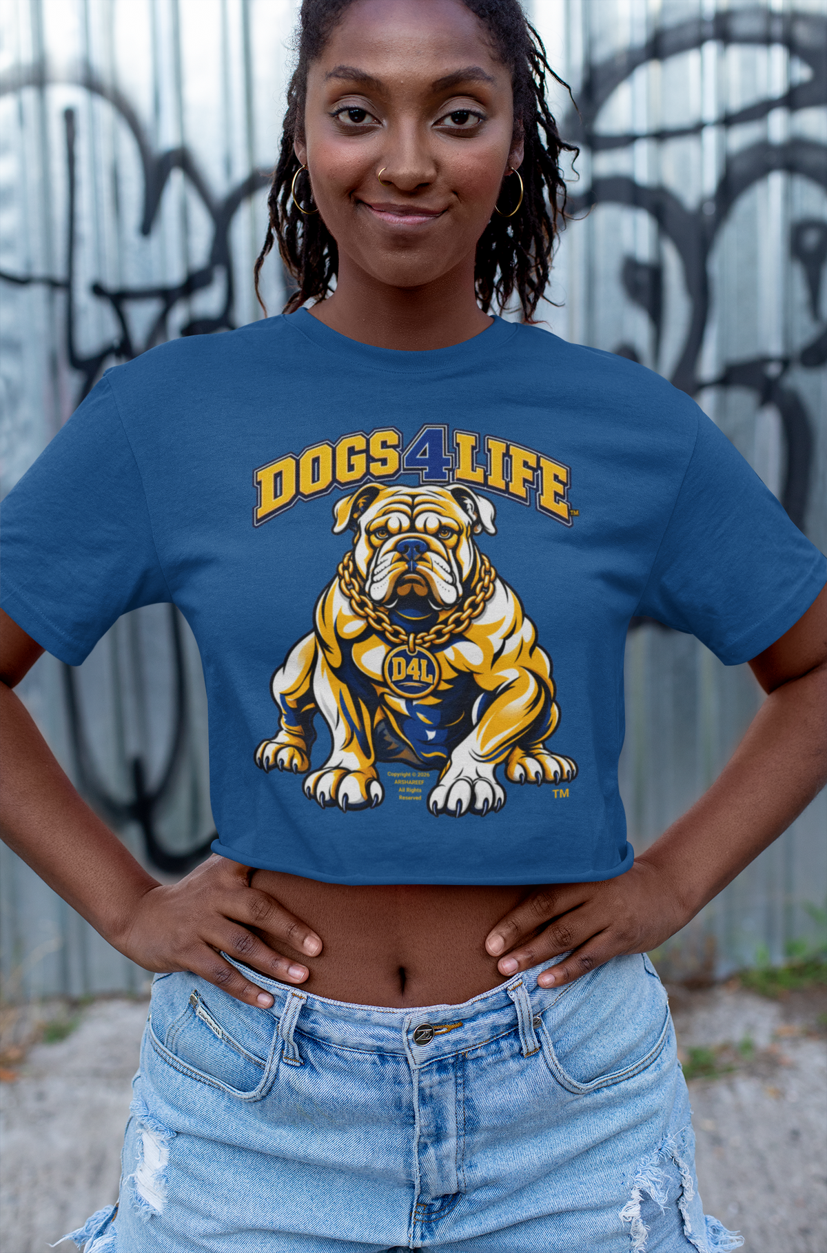 Dogs 4 Life D4L Bulldog T-Shirt