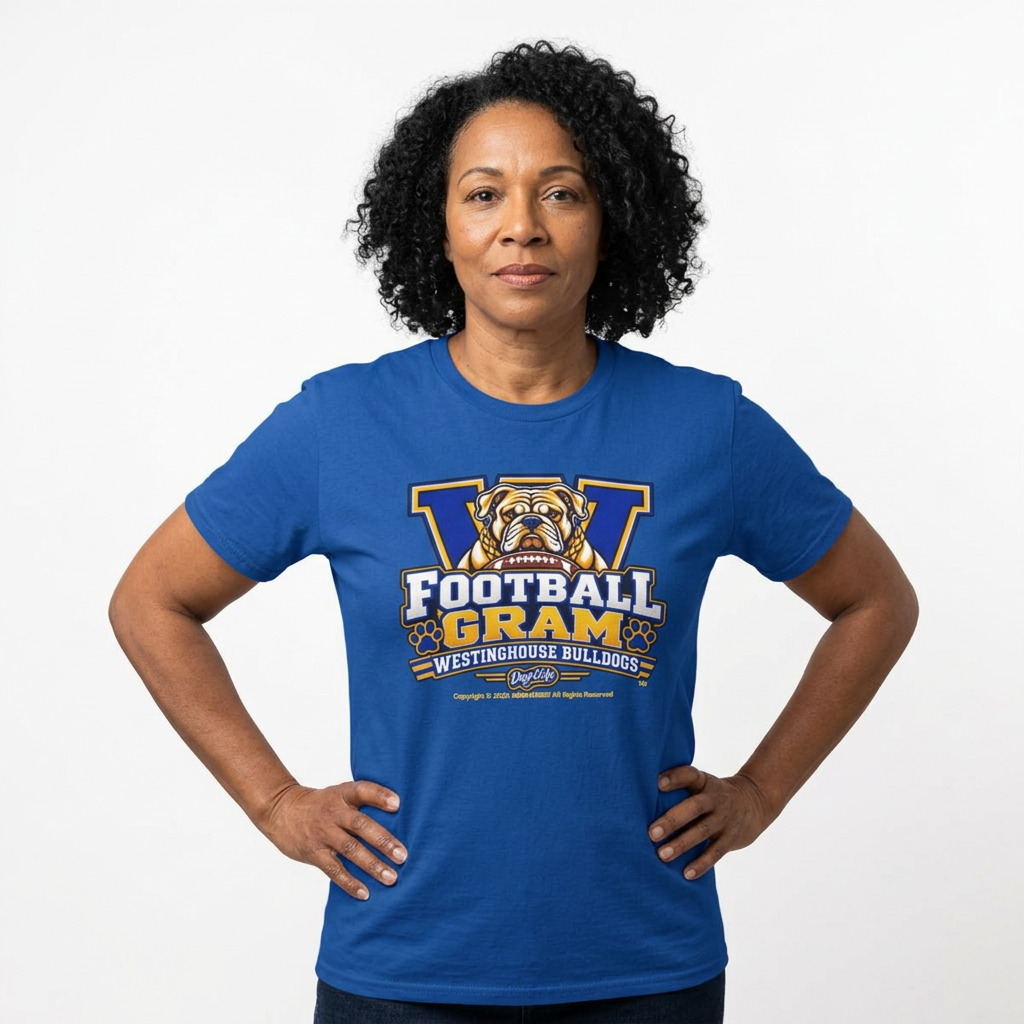 Westinghouse Bulldogs Football Gram T‑Shirt