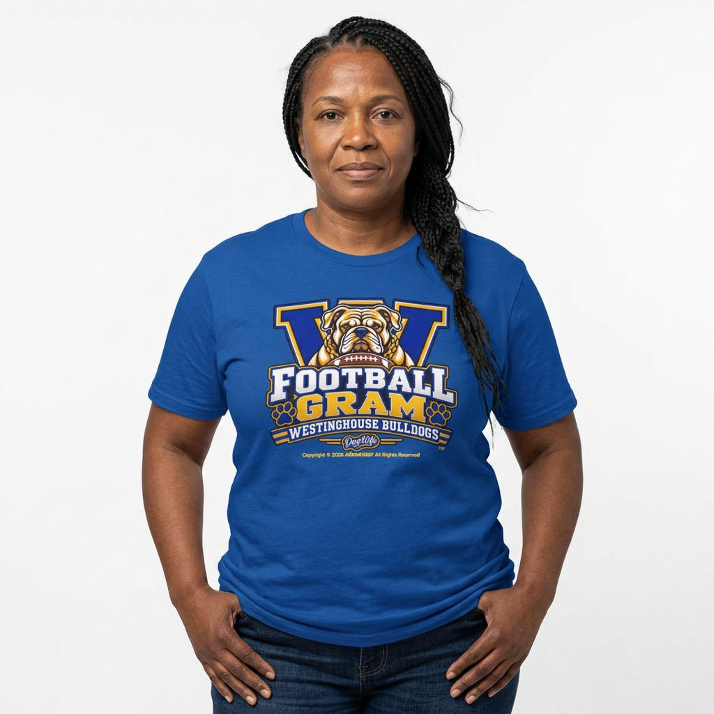 Westinghouse Bulldogs Football Gram T‑Shirt