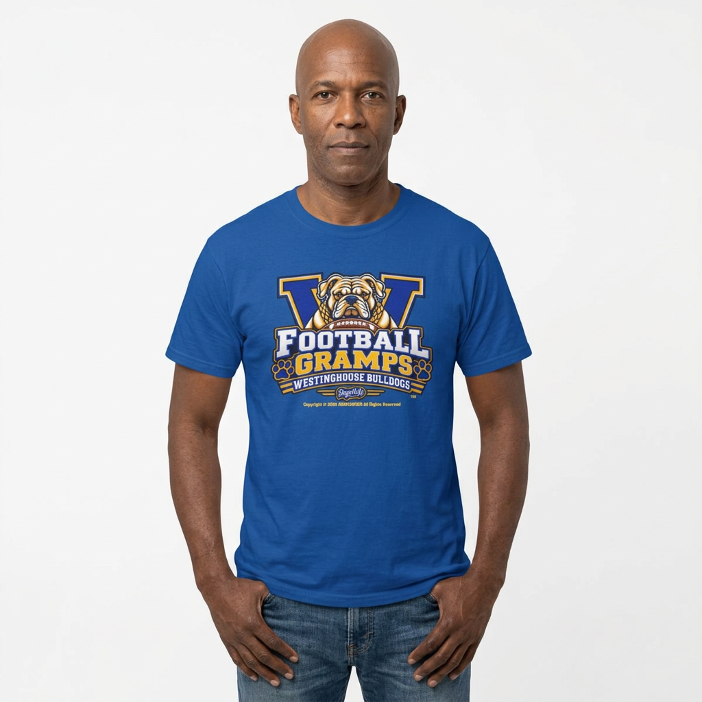 Westinghouse Bulldogs Football Gramps T-Shirt