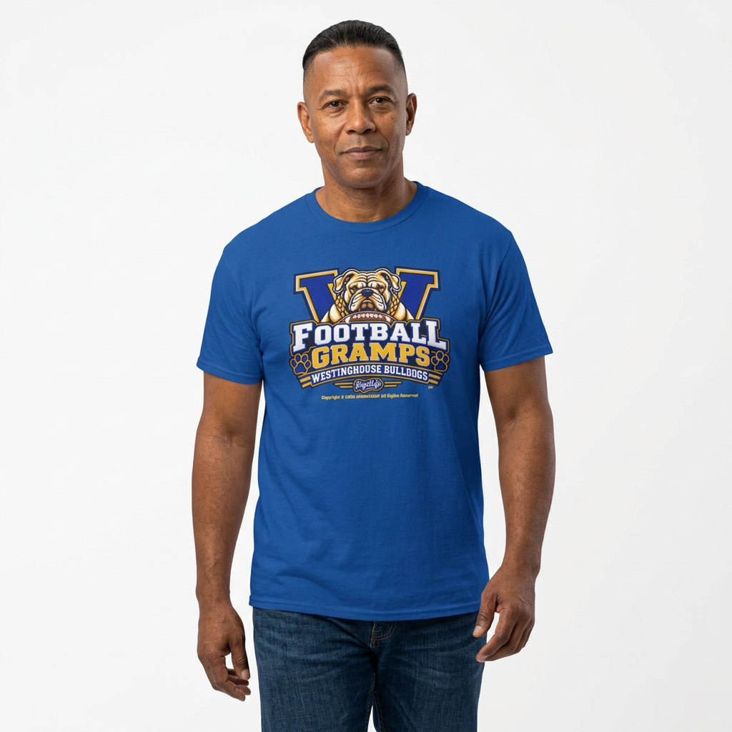 Westinghouse Bulldogs Football Gramps T-Shirt