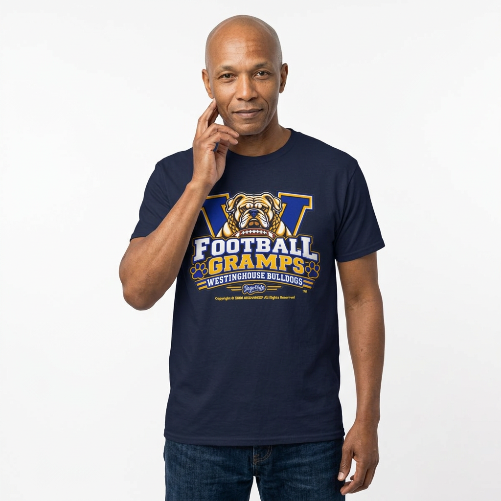 Westinghouse Bulldogs Football Gramps T-Shirt