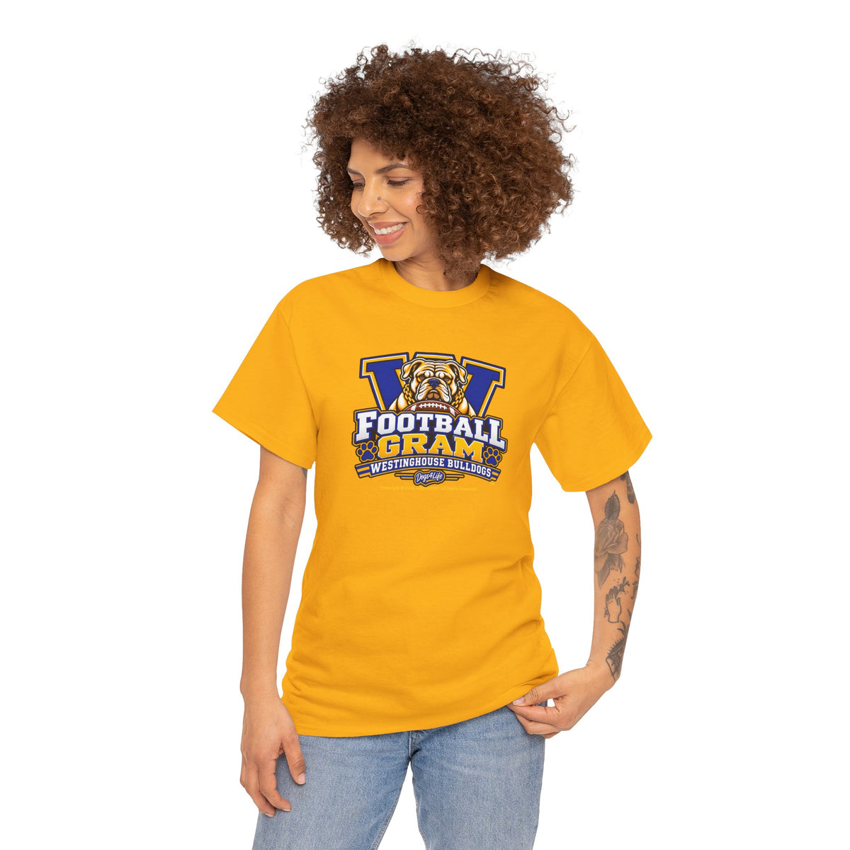 Westinghouse Bulldogs Football Gram T‑Shirt