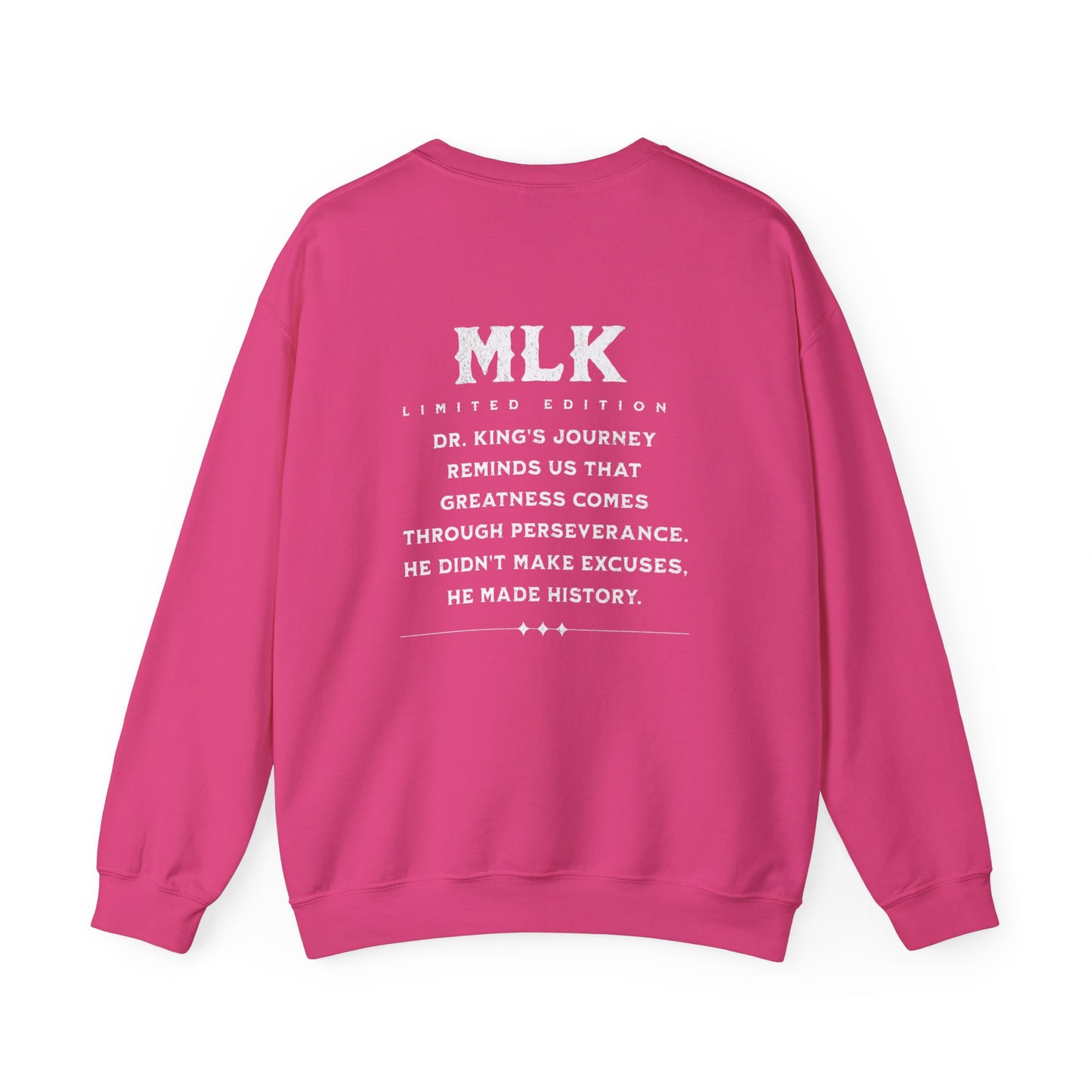 #MLK (Side) Unisex Heavy Blend™ Crewneck Sweatshirt