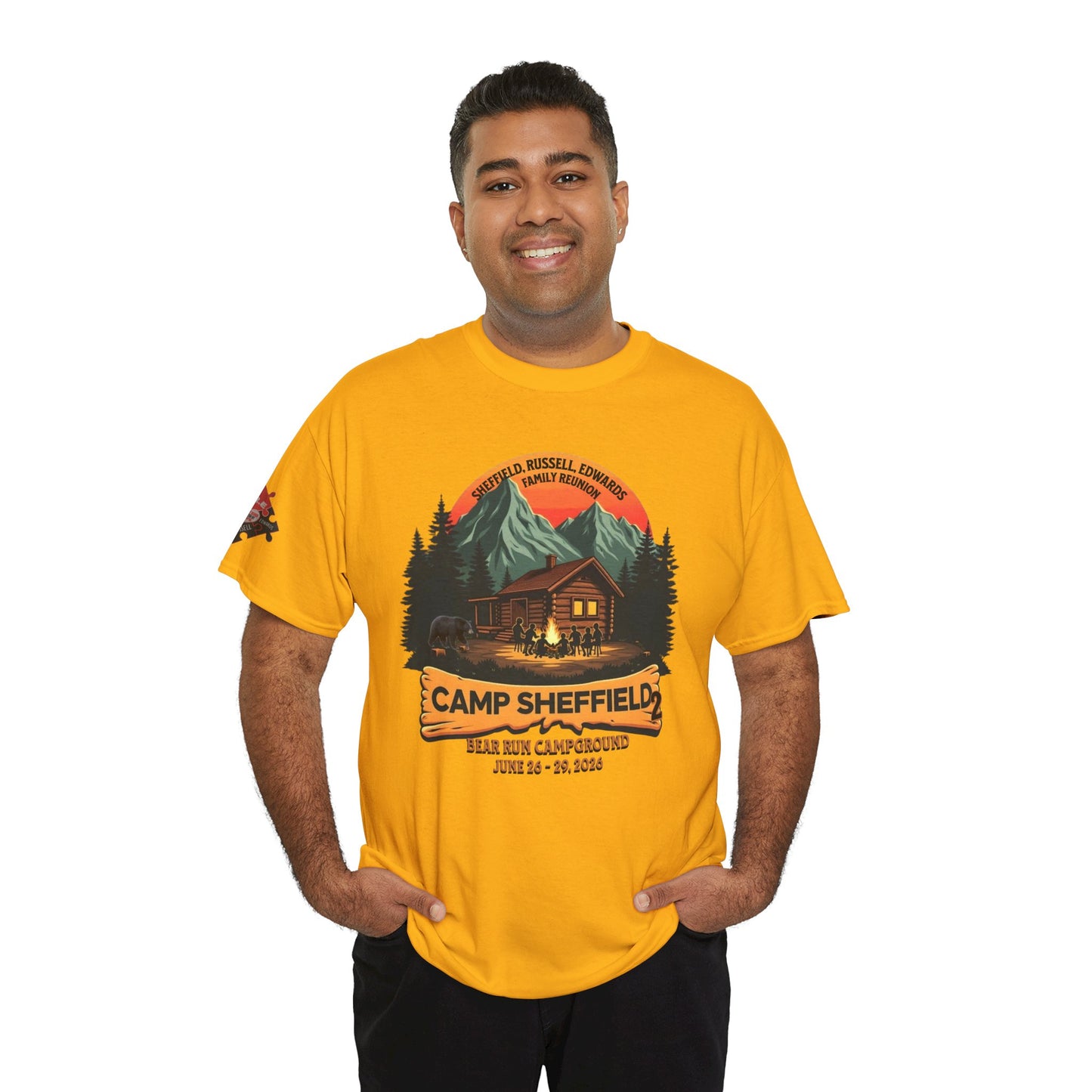 Camp Sheffield Family Reunion Unisex Tee