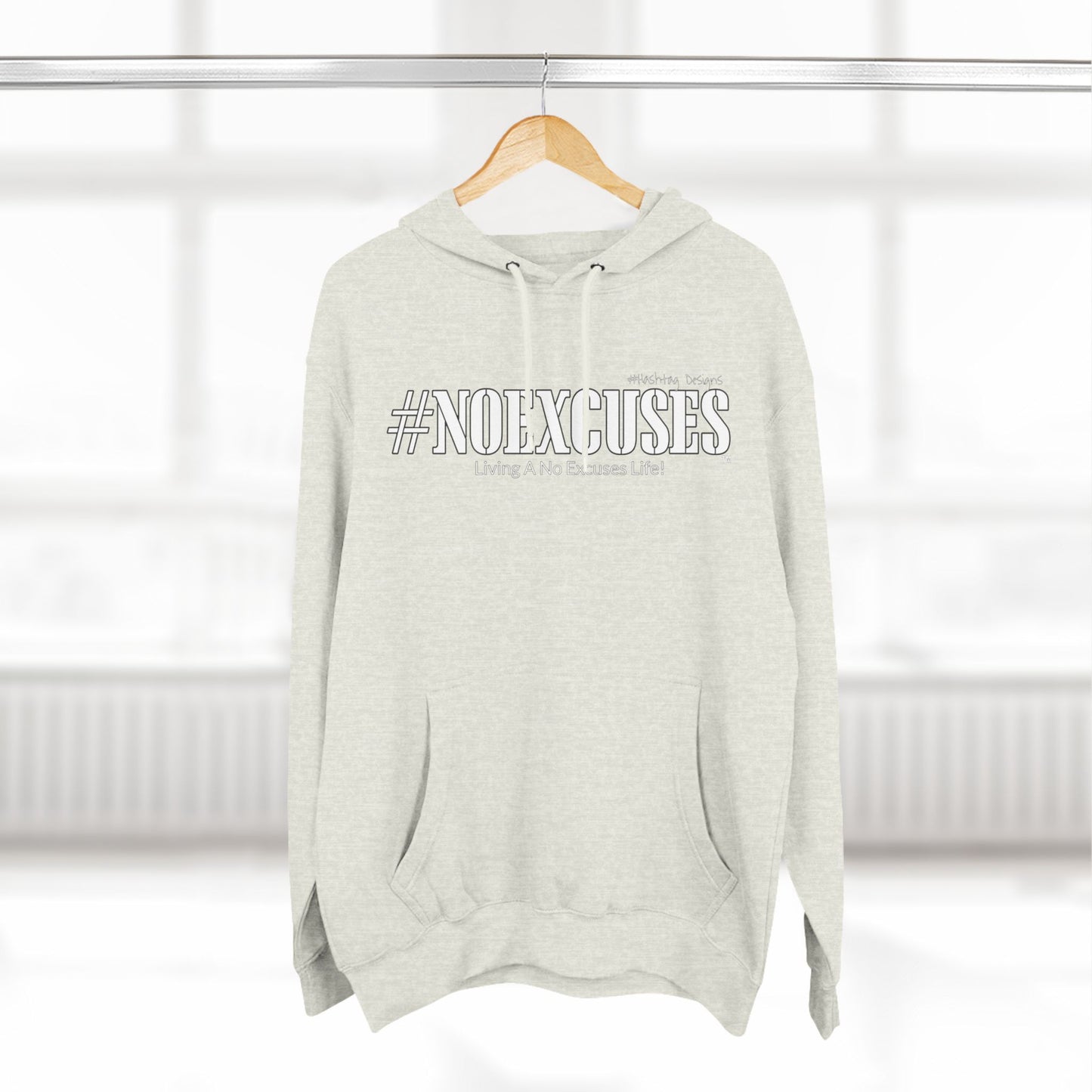 #NOEXCUSES Lane Seven Three-Panel Fleece Hoodie