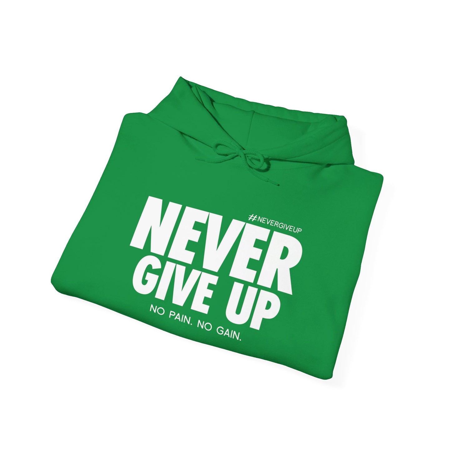 Never Give Up - Unisex Heavy Blend™ Hooded Sweatshirt