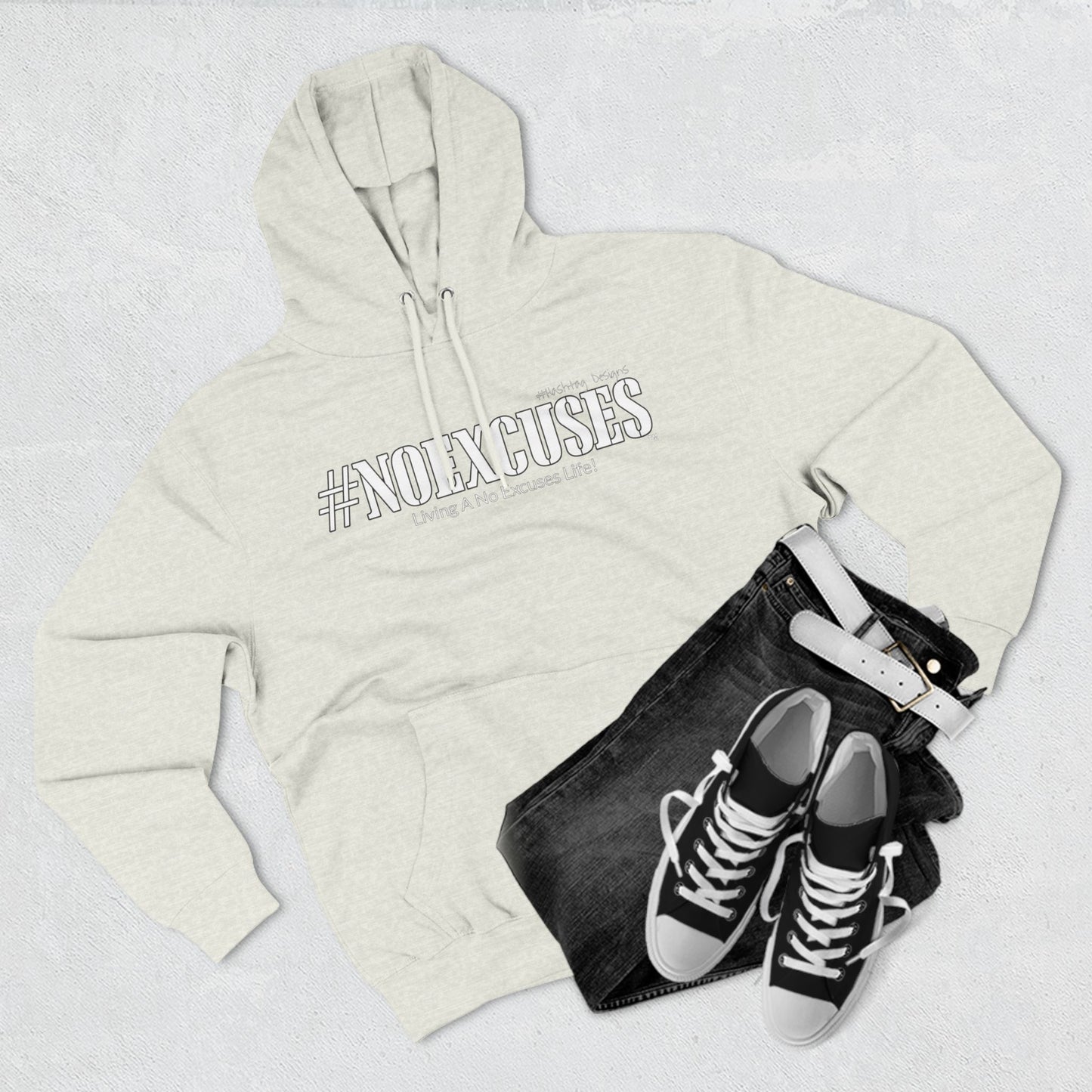 #NOEXCUSES Lane Seven Three-Panel Fleece Hoodie