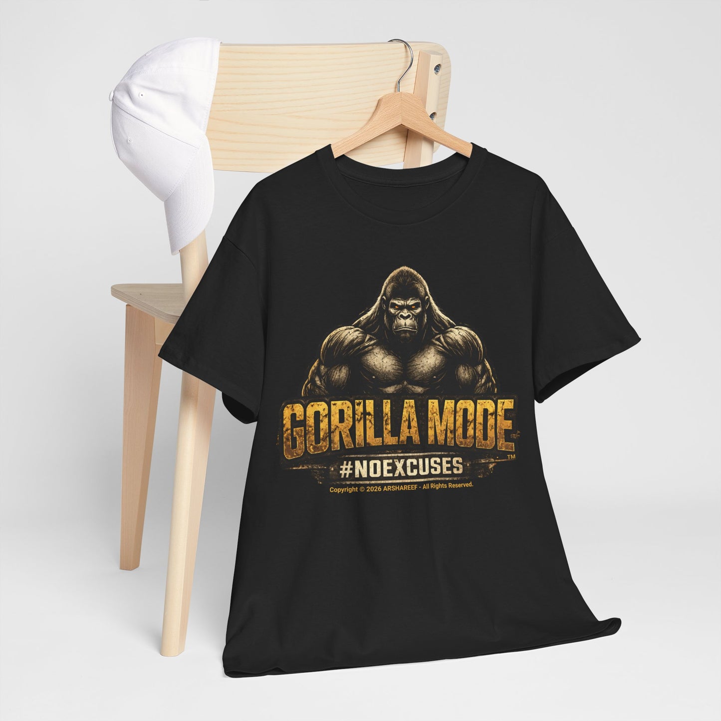 Gorilla Mode #NOEXCUSES Unisex Tee