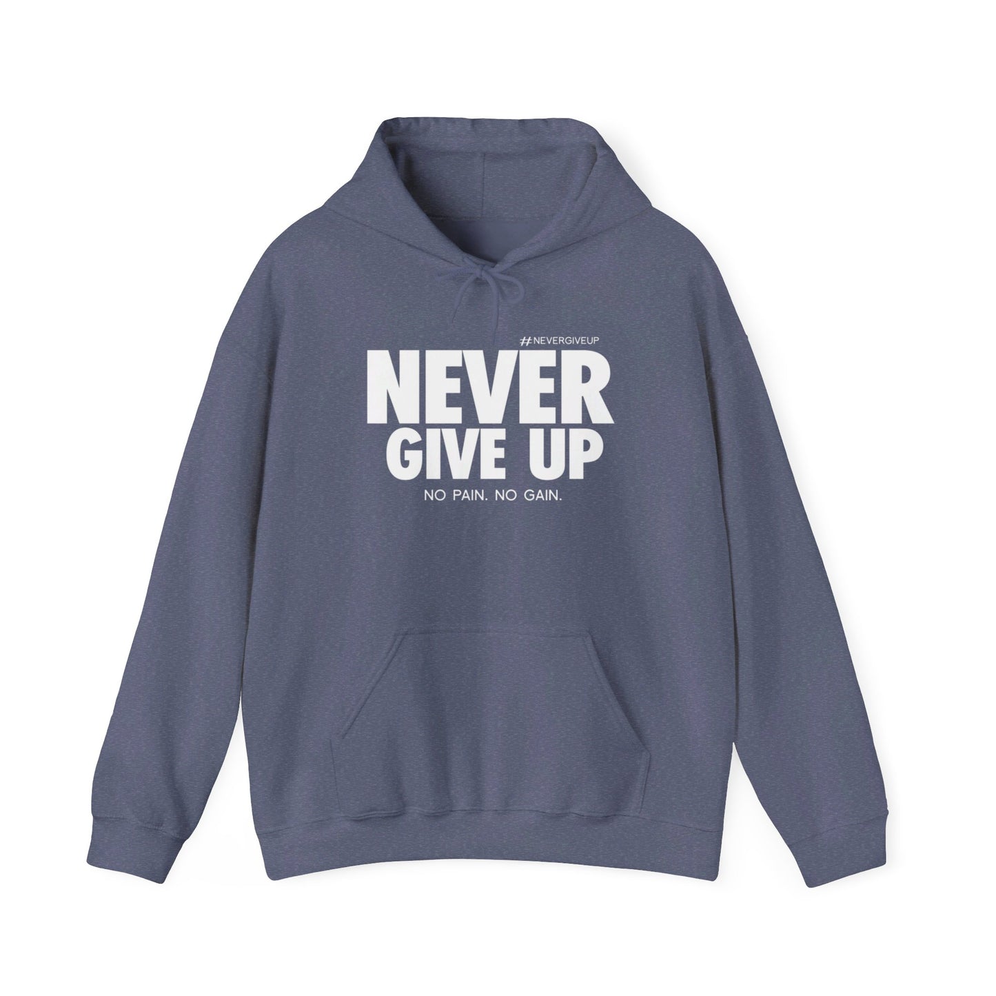 Never Give Up - Unisex Heavy Blend™ Hooded Sweatshirt