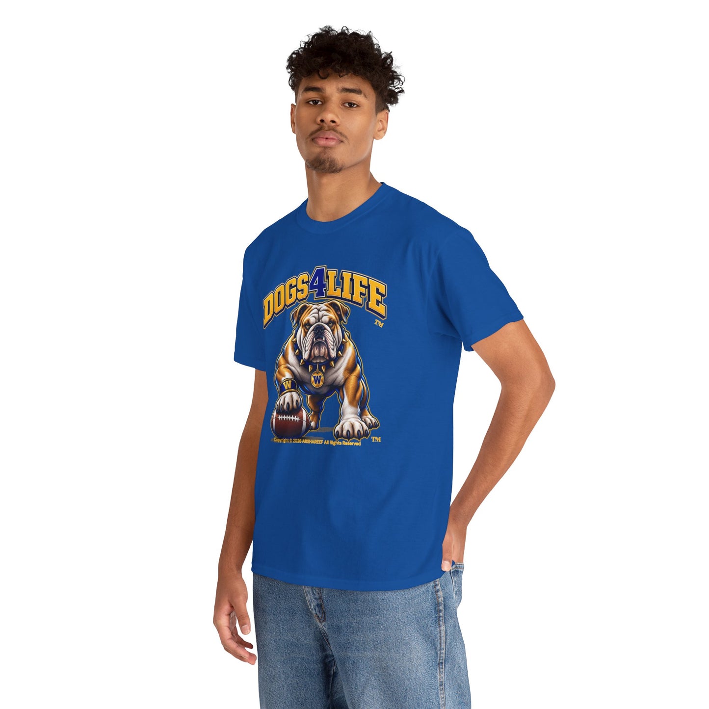 Bulldogs "Dogs4Life" Football T-Shirt