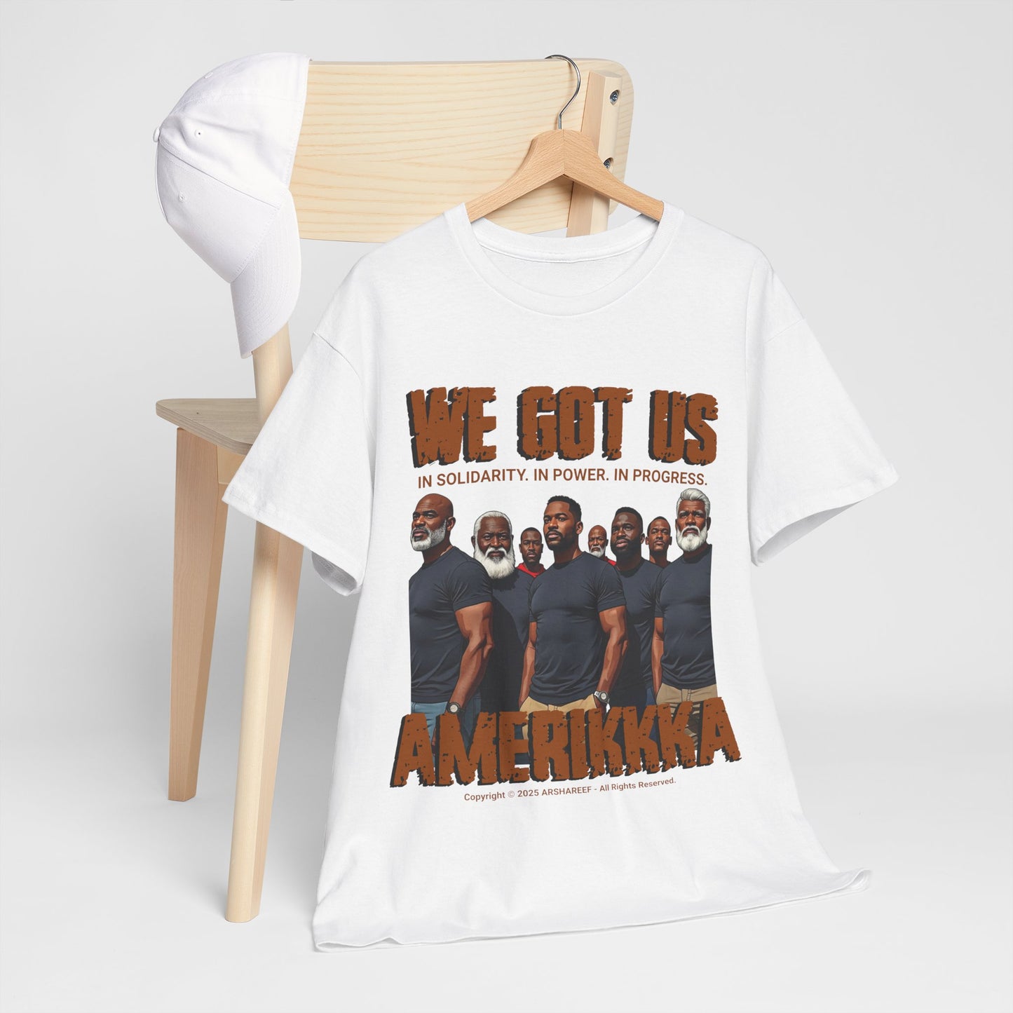 'We Got Us' Unisex Heavy Cotton Tee with Brothers