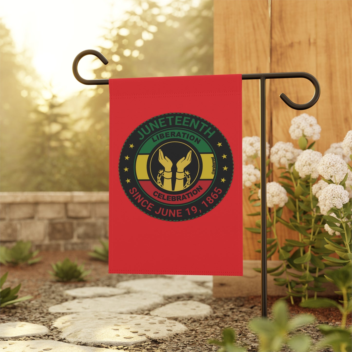 Juneteenth Garden & House Banner