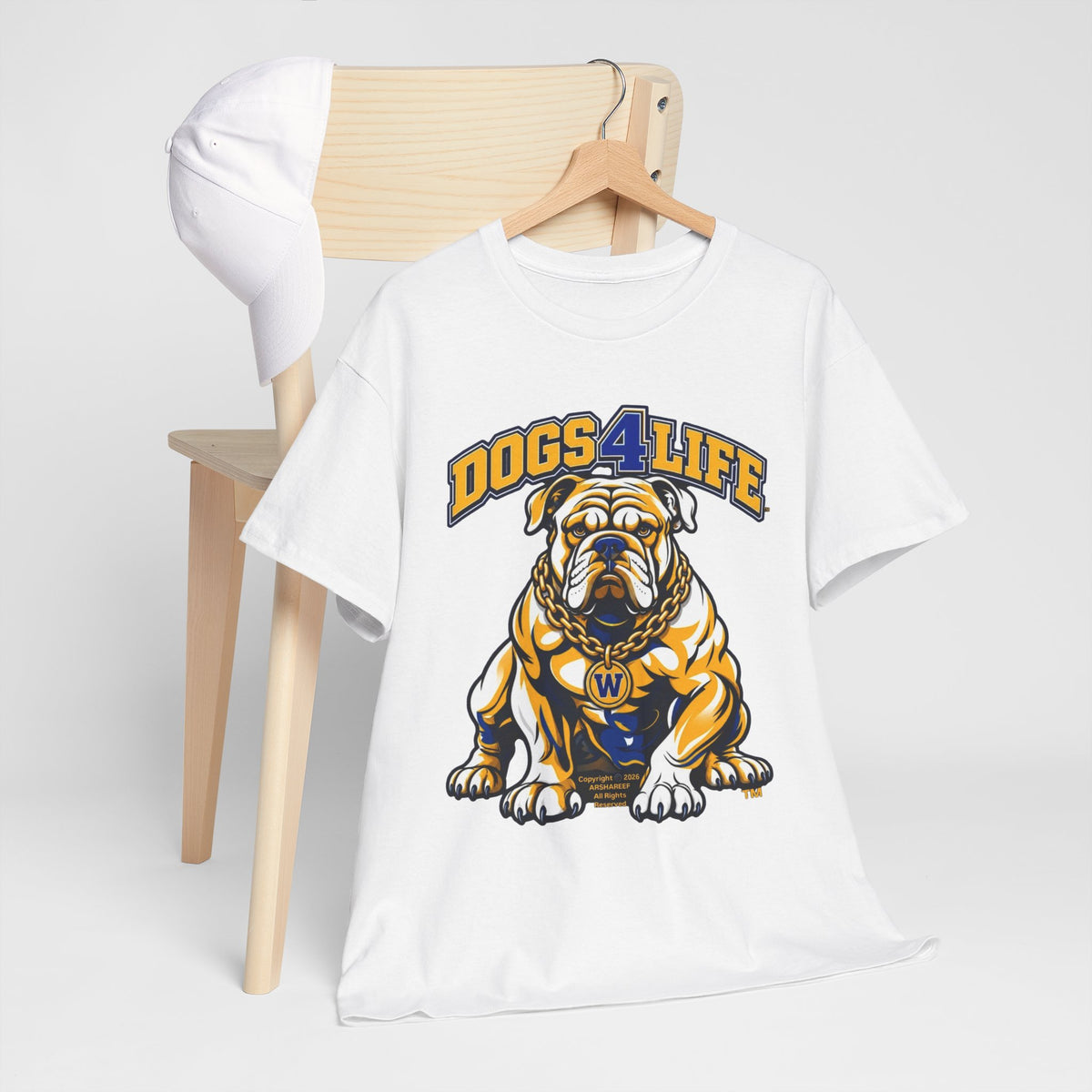 Dogs 4 Life W Bulldog T-Shirt