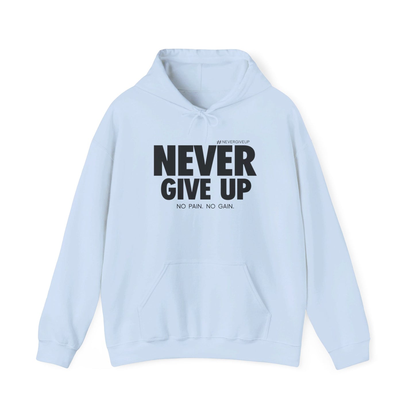 Never Give Up - Unisex Heavy Blend™ Hooded Sweatshirt