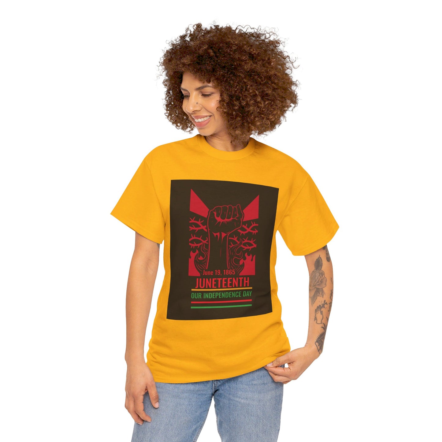 Juneteenth - Unisex Heavy Cotton Tee