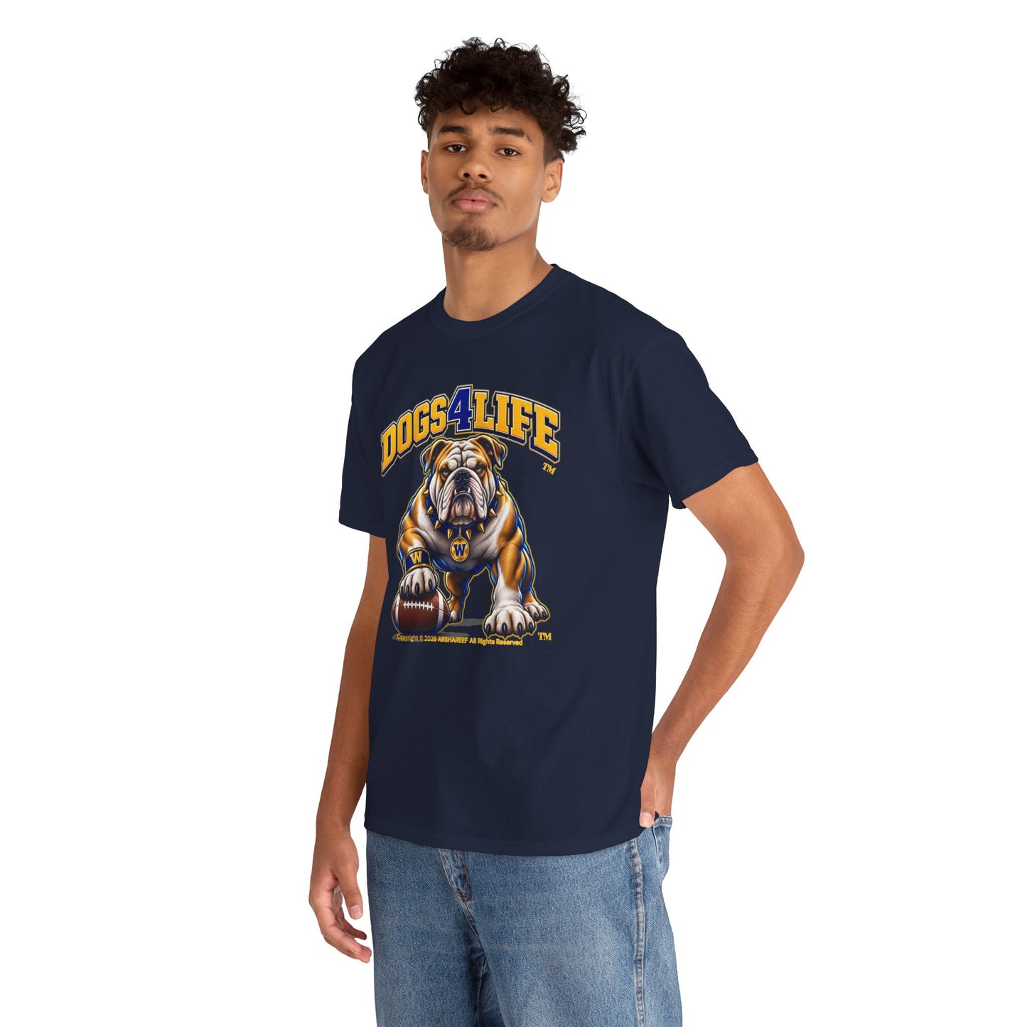 Bulldogs "Dogs4Life" Football T-Shirt