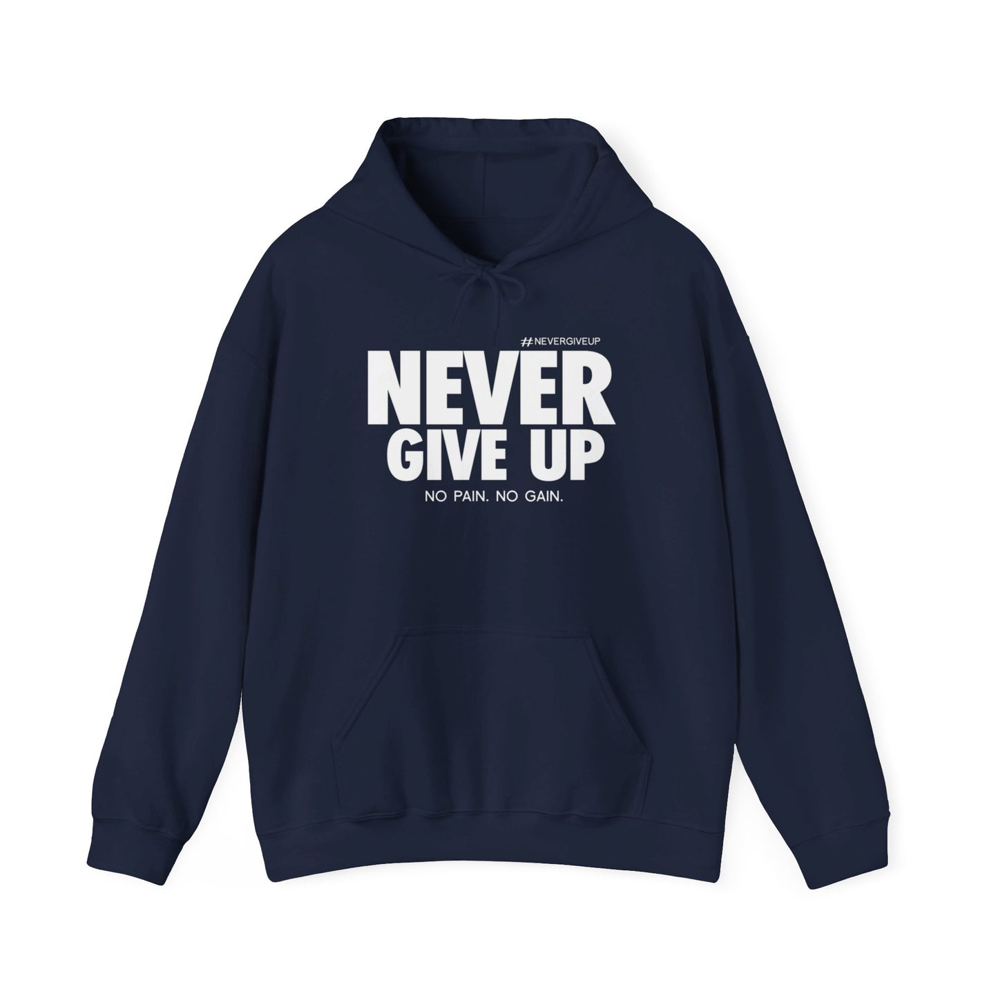 Never Give Up - Unisex Heavy Blend™ Hooded Sweatshirt