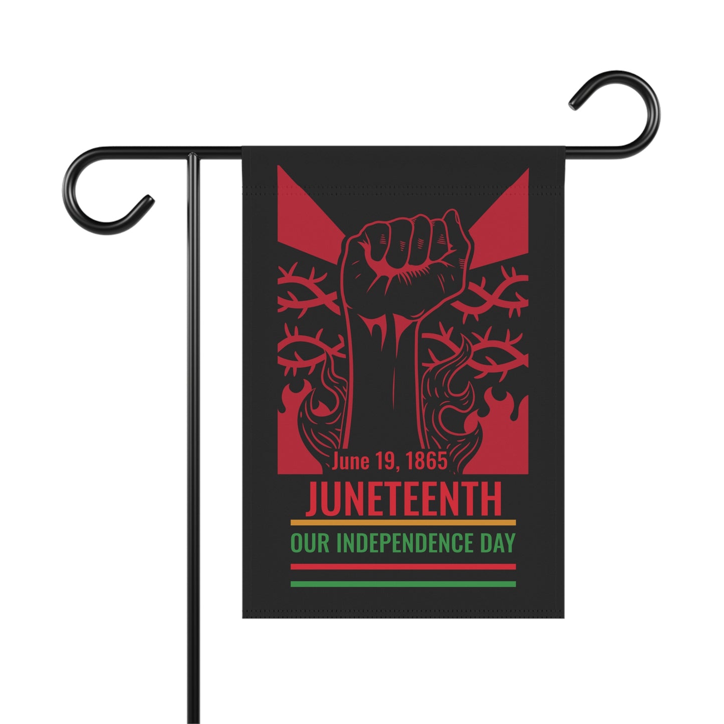 Juneteenth Garden & House Banner