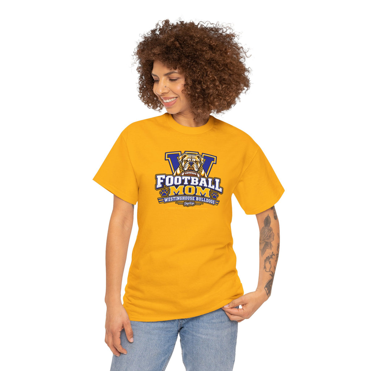 Westinghouse Bulldogs Football Mom T‑Shirt