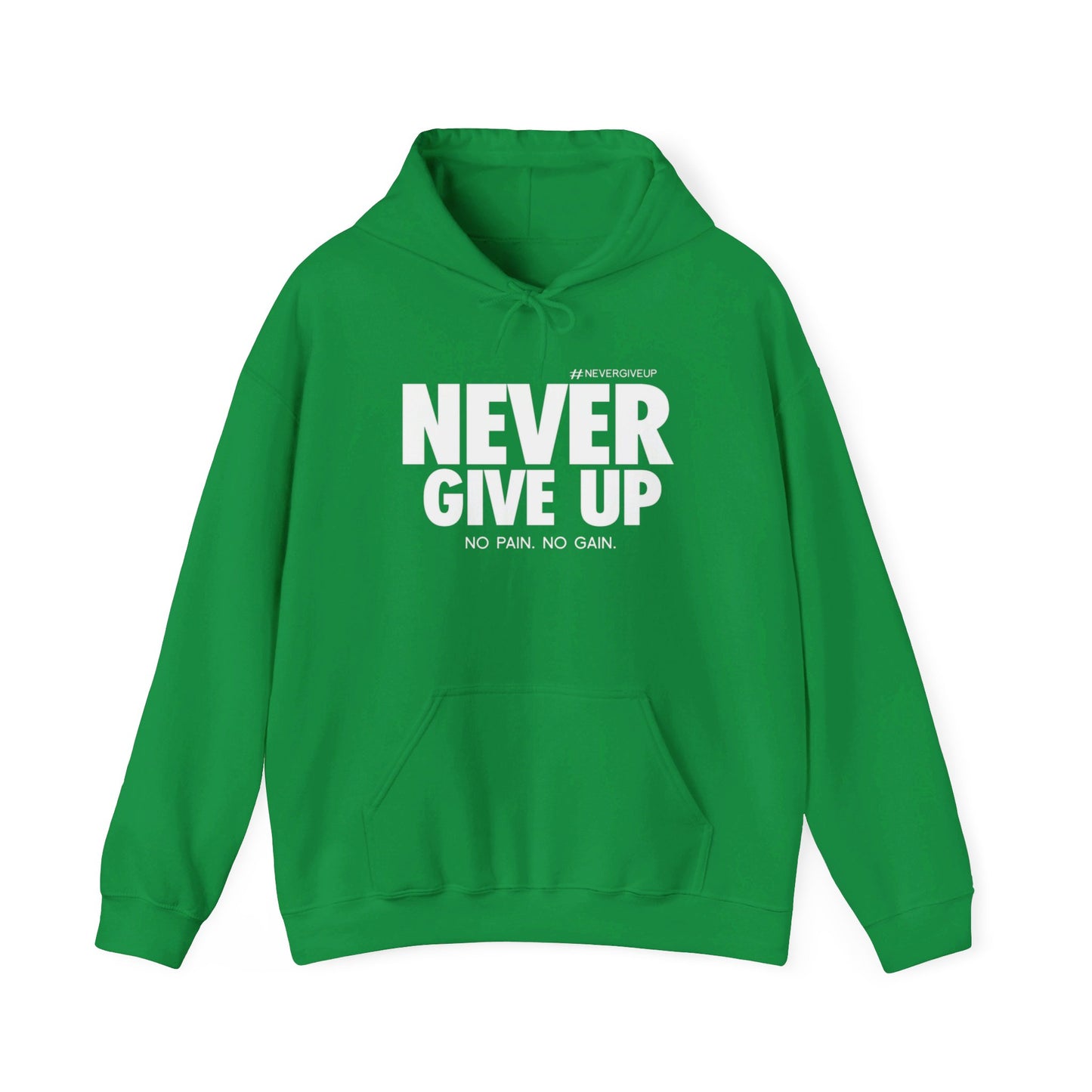 Never Give Up - Unisex Heavy Blend™ Hooded Sweatshirt