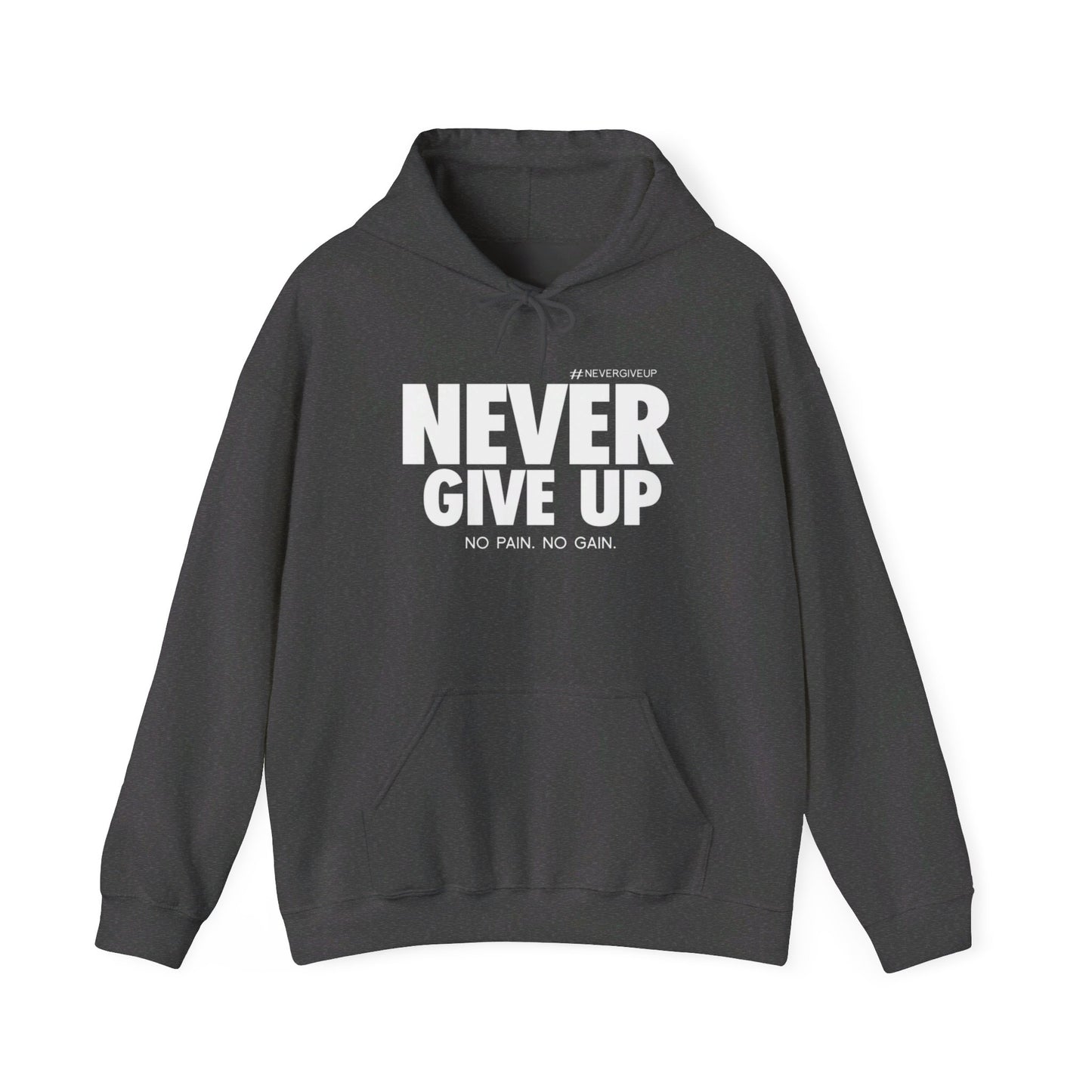 Never Give Up - Unisex Heavy Blend™ Hooded Sweatshirt