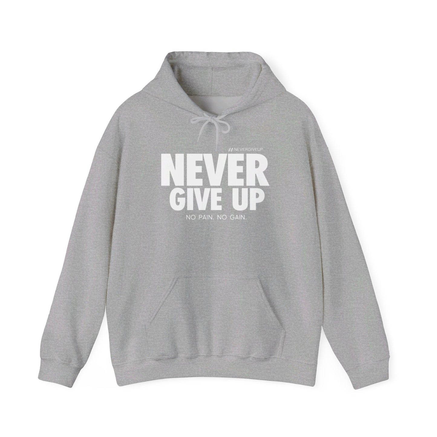 Never Give Up - Unisex Heavy Blend™ Hooded Sweatshirt