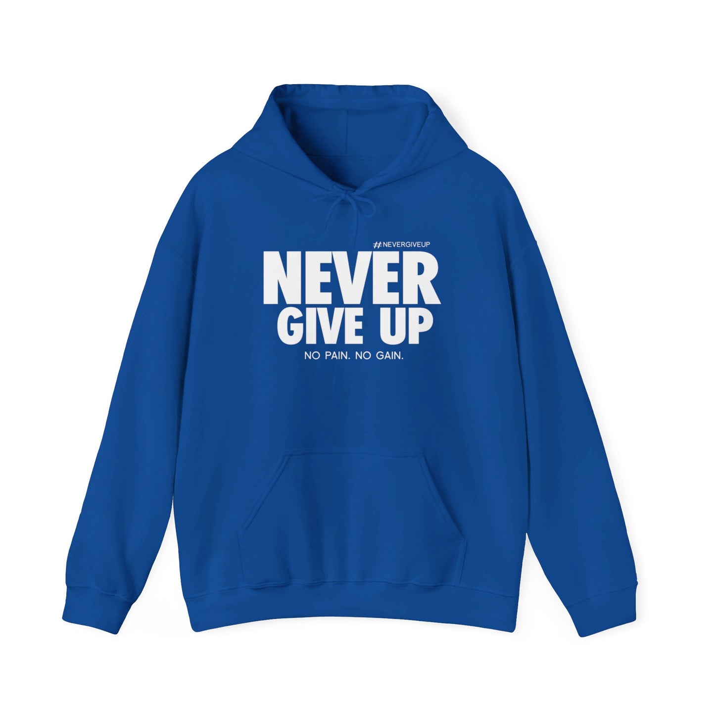 Never Give Up - Unisex Heavy Blend™ Hooded Sweatshirt