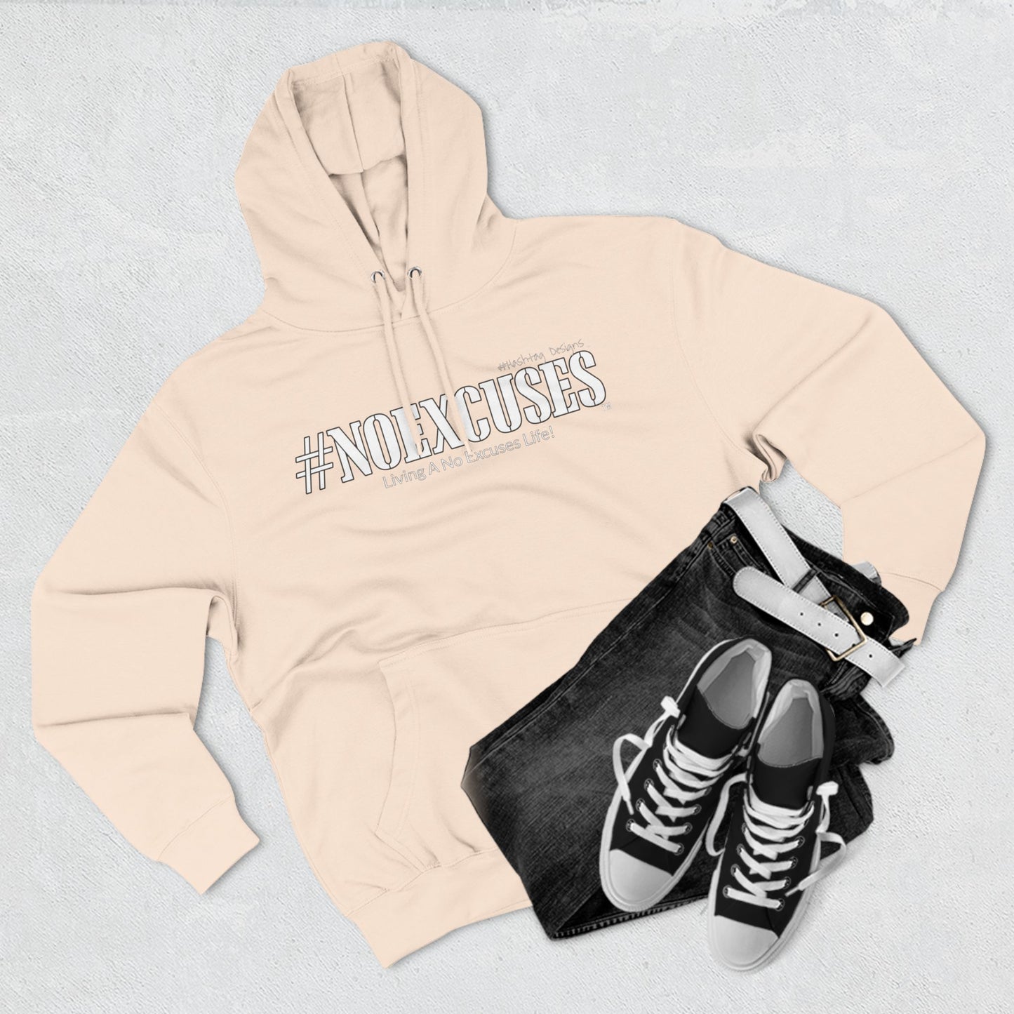 #NOEXCUSES Lane Seven Three-Panel Fleece Hoodie