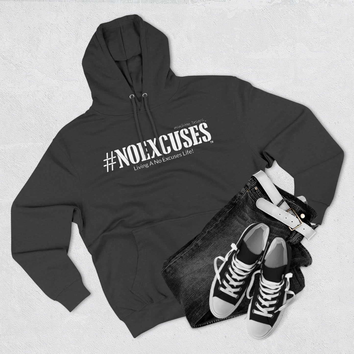 #NOEXCUSES Lane Seven Three-Panel Fleece Hoodie