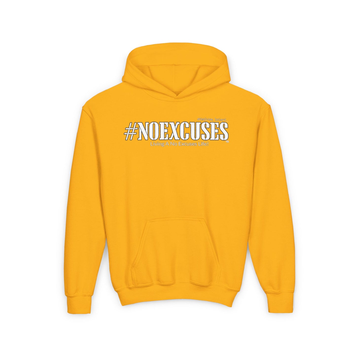 #NOEXCUSES Gildan Youth Heavy Blend Hoodie